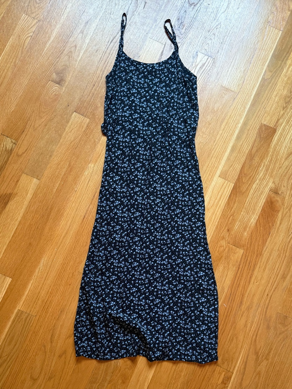 Brandy Melville Navy Blue Floral Dress